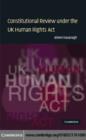 Constitutional Review under the UK Human Rights Act - eBook