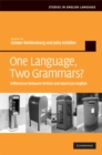 One Language, Two Grammars? : Differences between British and American English - eBook