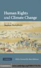 Human Rights and Climate Change - Stephen Humphreys