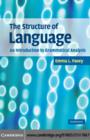 Structure of Language : An Introduction to Grammatical Analysis - eBook