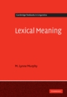 Lexical Meaning - eBook