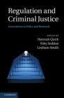 Regulation and Criminal Justice : Innovations in Policy and Research - eBook