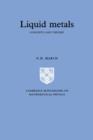 Liquid Metals : Concepts and Theory - eBook