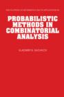 Probabilistic Methods in Combinatorial Analysis - eBook