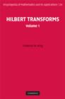 Hilbert Transforms: Volume 1 - eBook
