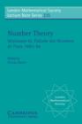 Number Theory : Seminaire de theorie des nombres de Paris 1993-94 - Sinnou David