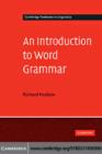 Introduction to Word Grammar - eBook