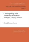 Contemporary Irish Traditional Narrative : The English Language Tradition - Book