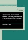 Taxonomic revision of the ant genus Linepithema (Hymenoptera: Formicidae) - Book
