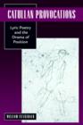 Catullan Provocations : Lyric Poetry and the Drama of Position - Book