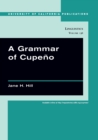 A Grammar of Cupeno - Book