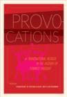 Provocations : A Transnational Reader in the History of Feminist Thought - Book