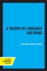 A Theory of Language and Mind - Book