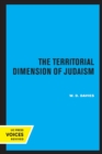 The Territorial Dimension of Judaism - Book