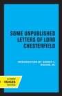 Some Unpublished Letters of Lord Chesterfield - Book