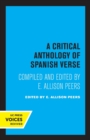 A Critical Anthology of Spanish Verse - Book