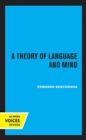 A Theory of Language and Mind - Book