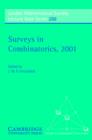 Surveys in Combinatorics, 2001 - Book