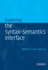 Exploring the Syntax-Semantics Interface - Book
