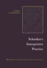 Schenker's Interpretive Practice - Book
