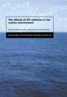 The Effects of UV Radiation in the Marine Environment - Book