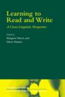 Learning to Read and Write : A Cross-Linguistic Perspective - Book