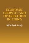Economic Growth and Distribution in China - Book