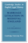 Marriage Litigation in Medieval England - Book