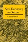 Seed Dormancy in Grasses - Book