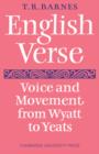 English Verse : Voice and Movement from Wyatt to Yeats - Book