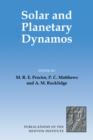 Solar and Planetary Dynamos - Book