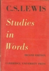 Studies in Words - Book