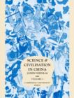 Science and Civilisation in China: Volume 1, Introductory Orientations - Book