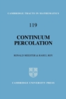Continuum Percolation - Book