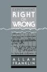 Experiment, Right or Wrong - Book