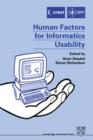 Human Factors for Informatics Usability - Book