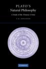 Plato's Natural Philosophy : A Study of the Timaeus-Critias - Book