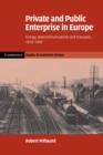 Private and Public Enterprise in Europe : Energy, Telecommunications and Transport, 1830-1990 - Book