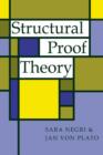 Structural Proof Theory - Book