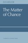 The Matter of Chance - Book