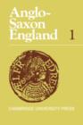 Anglo-Saxon England: Volume 1 - Book