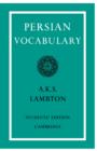 Persian Vocabulary - Book