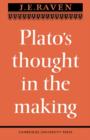 Platos Thought in the Making - Book