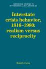 Interstate Crisis Behavior, 1816-1980 - Book