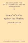 Amos's Oracles Against the Nations - Book