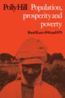 Population, Prosperity and Poverty : Rural Kano, 1900 and 1970 - Book