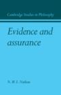 Evidence and Assurance - Book