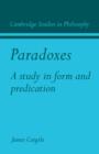 Paradoxes : A Study in form and predication - Book