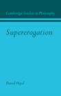 Supererogation - Book