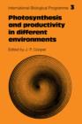Photosynthesis and Productivity in Different Environments - Book